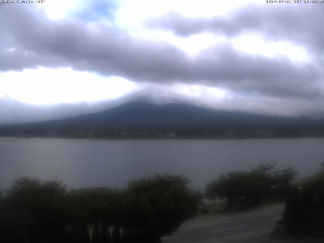 河口湖からの富士山