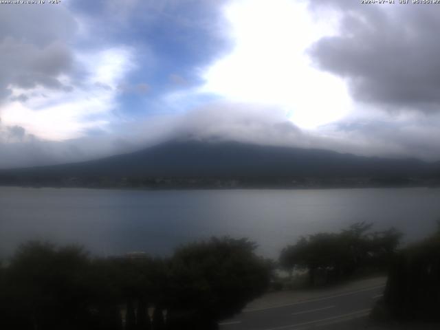 河口湖からの富士山