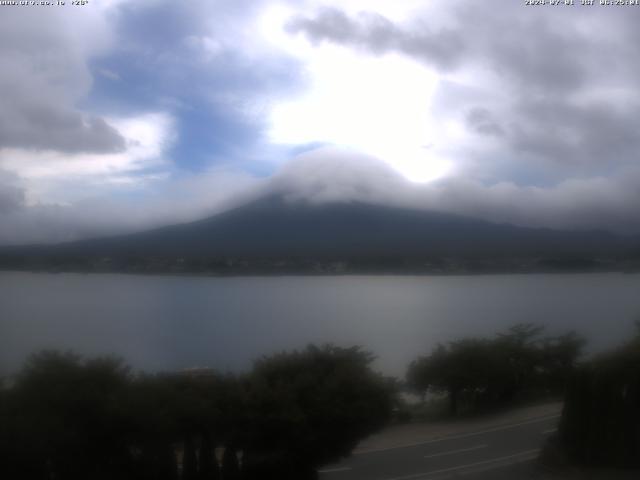 河口湖からの富士山