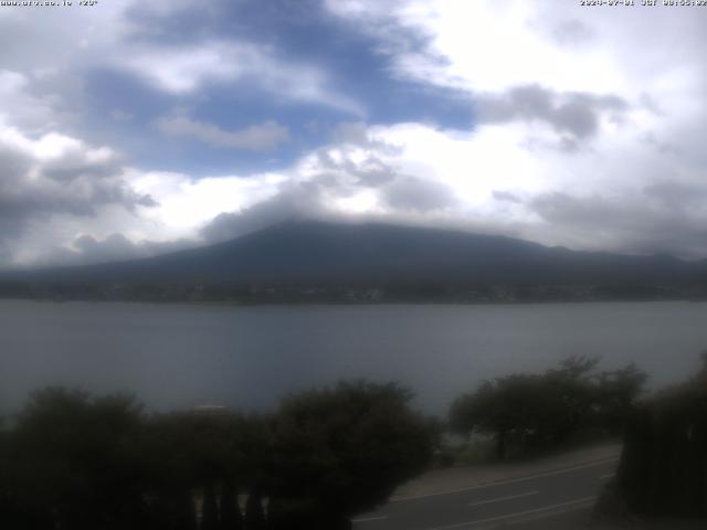 河口湖からの富士山