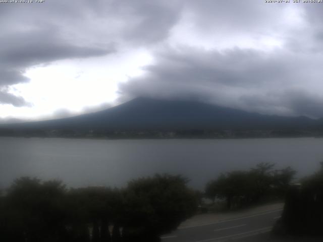 河口湖からの富士山