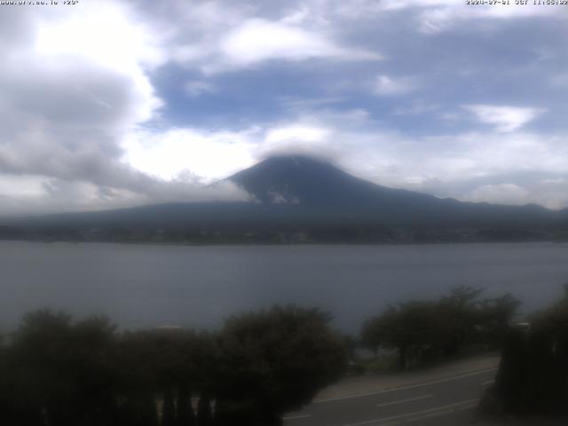 河口湖からの富士山