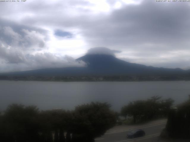 河口湖からの富士山