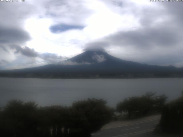 河口湖からの富士山