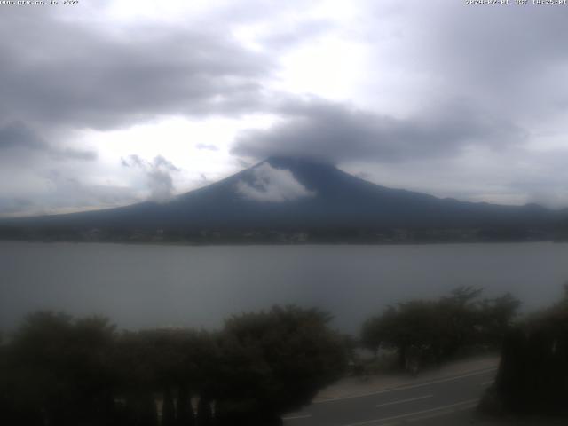 河口湖からの富士山