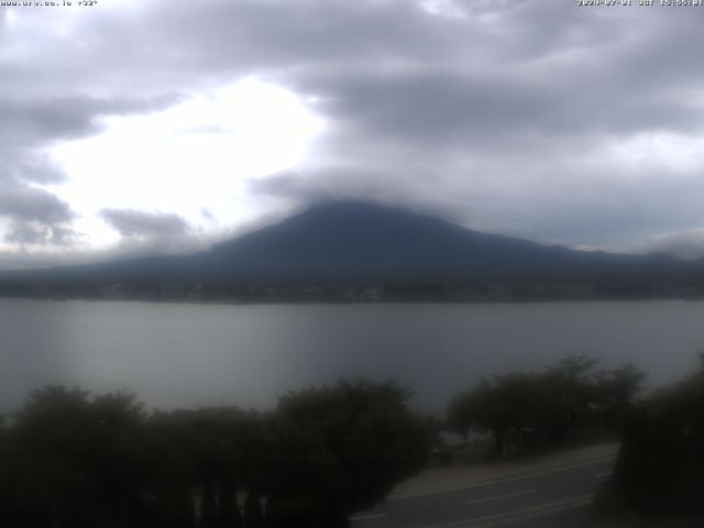 河口湖からの富士山