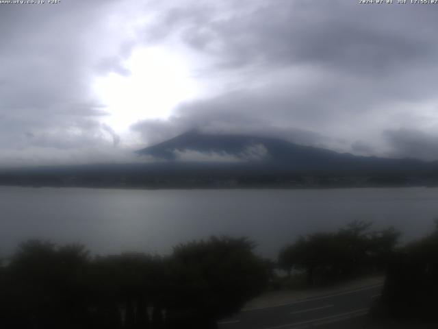 河口湖からの富士山