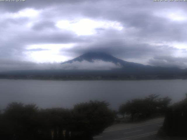 河口湖からの富士山