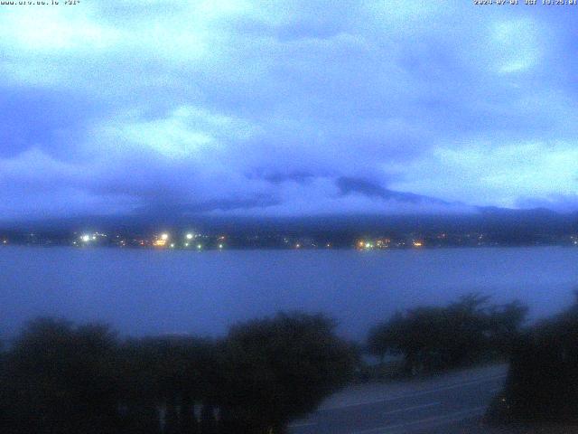 河口湖からの富士山