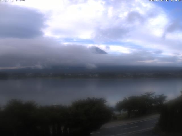 河口湖からの富士山