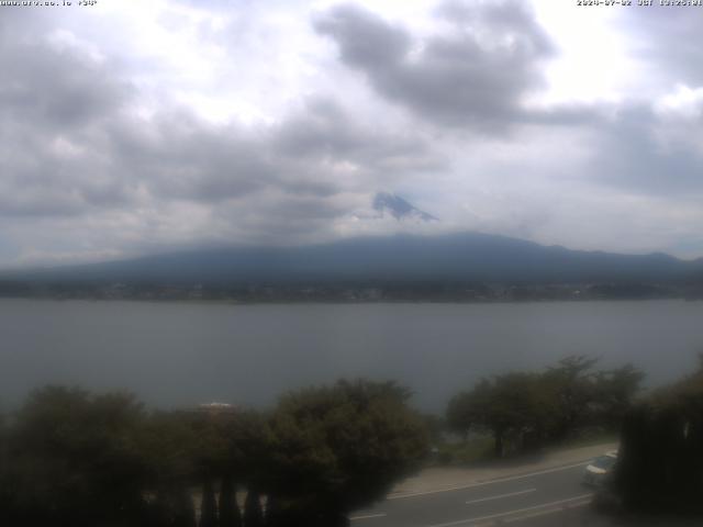 河口湖からの富士山