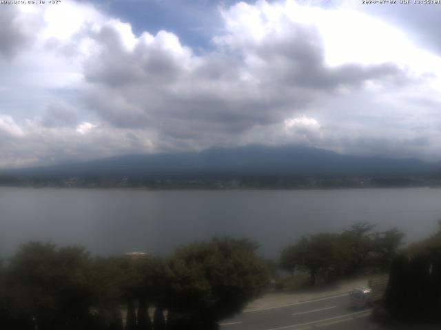 河口湖からの富士山