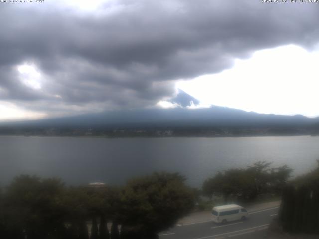 河口湖からの富士山