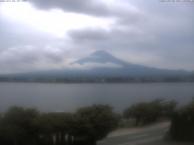 河口湖からの富士山