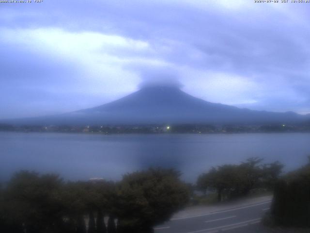 河口湖からの富士山