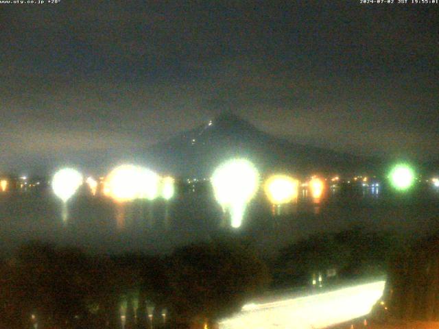 河口湖からの富士山