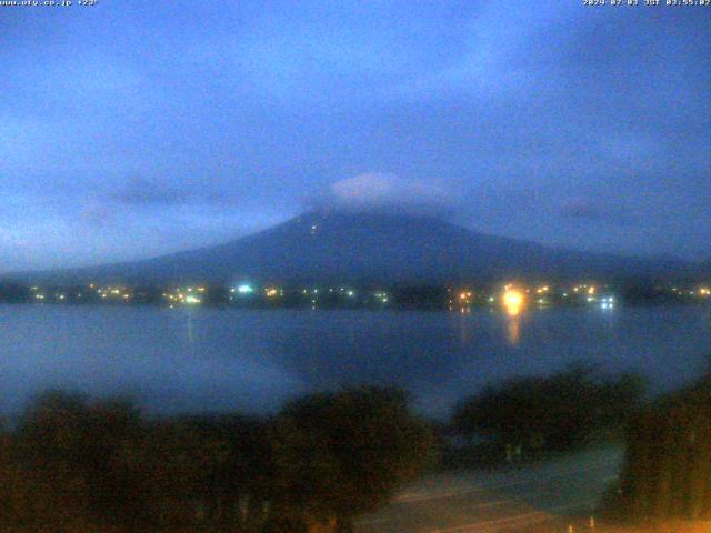 河口湖からの富士山