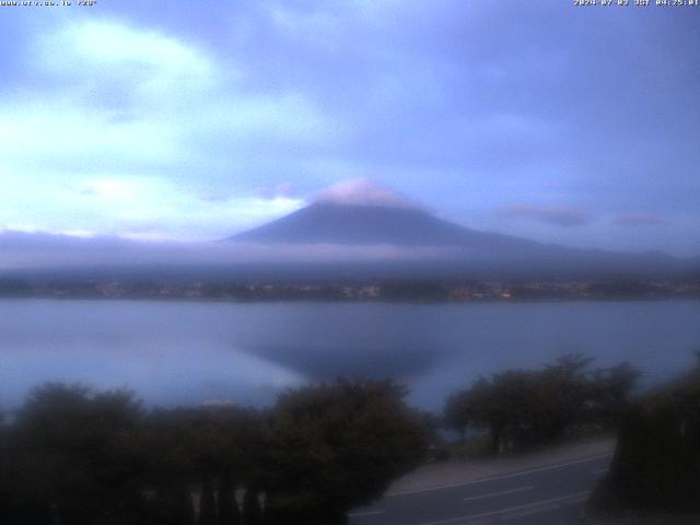 河口湖からの富士山