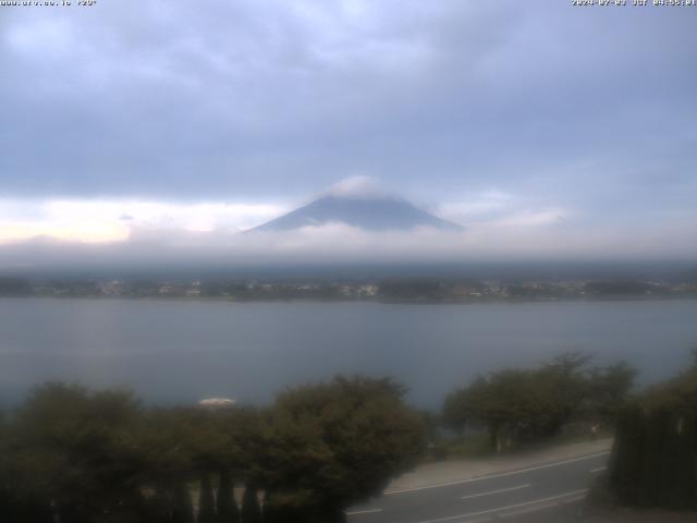 河口湖からの富士山