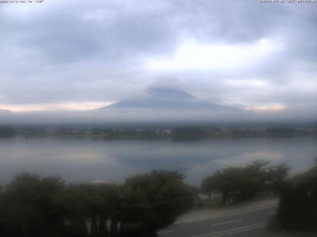 河口湖からの富士山