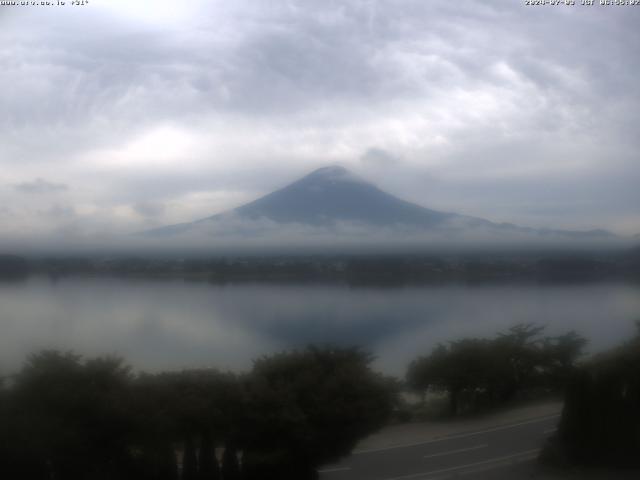 河口湖からの富士山