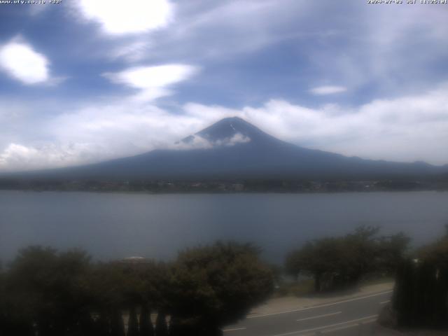 河口湖からの富士山