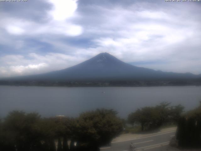 河口湖からの富士山