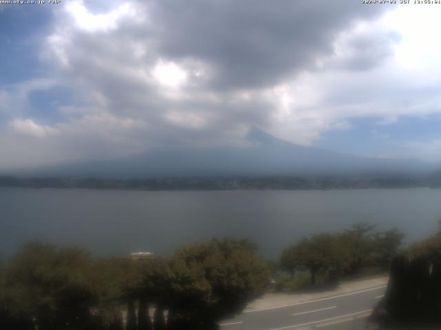 河口湖からの富士山