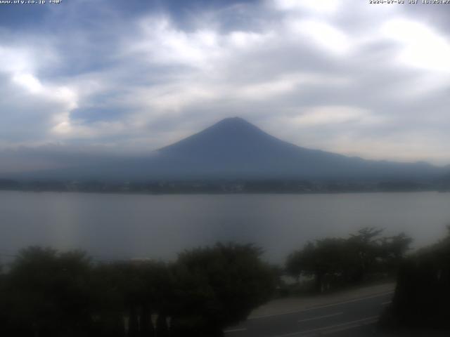 河口湖からの富士山