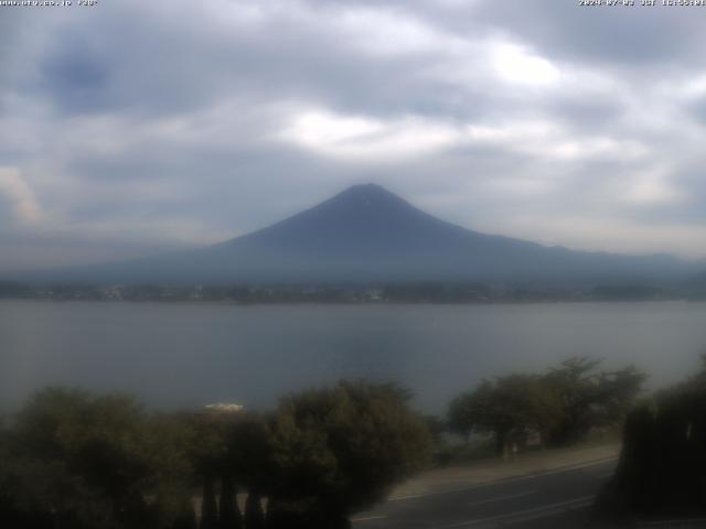 河口湖からの富士山