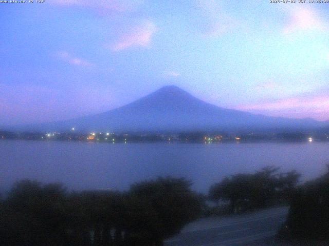 河口湖からの富士山