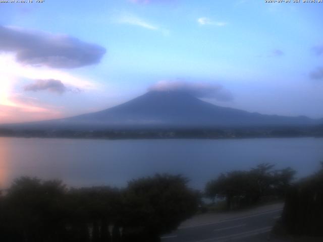 河口湖からの富士山