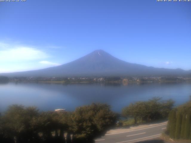 河口湖からの富士山