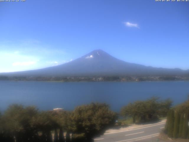 河口湖からの富士山