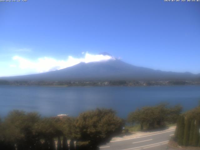 河口湖からの富士山