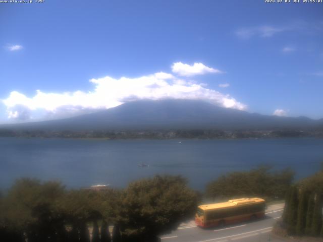 河口湖からの富士山