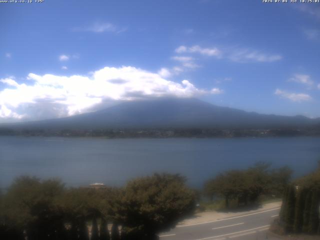 河口湖からの富士山