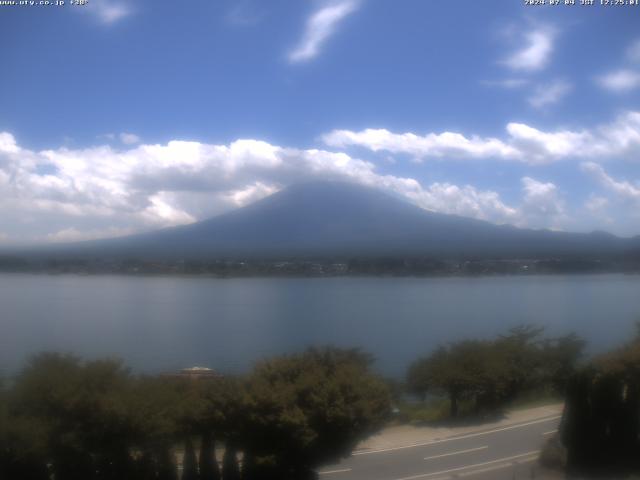 河口湖からの富士山