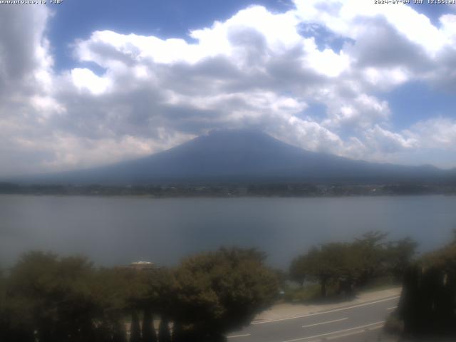 河口湖からの富士山