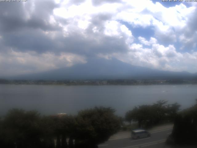 河口湖からの富士山