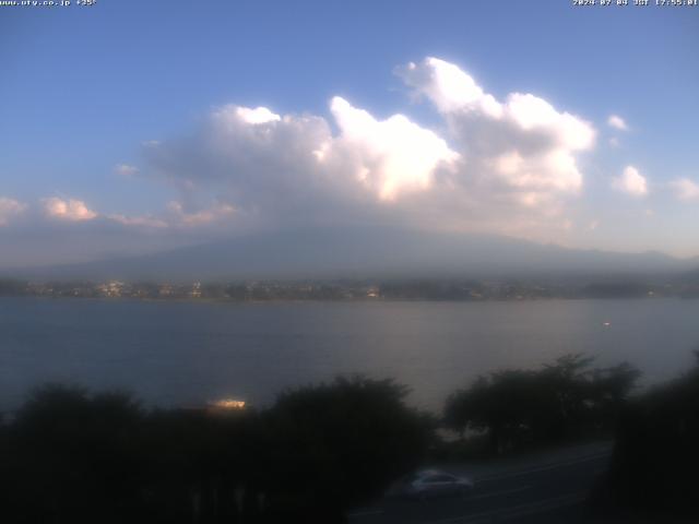 河口湖からの富士山