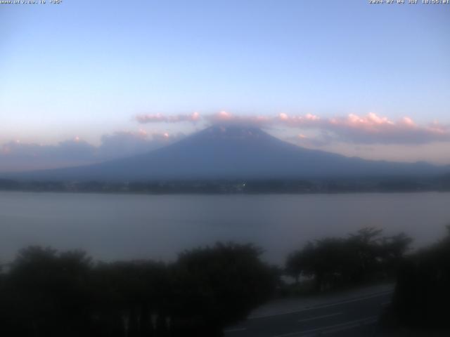 河口湖からの富士山