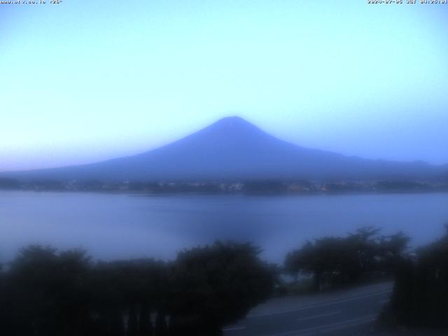 河口湖からの富士山