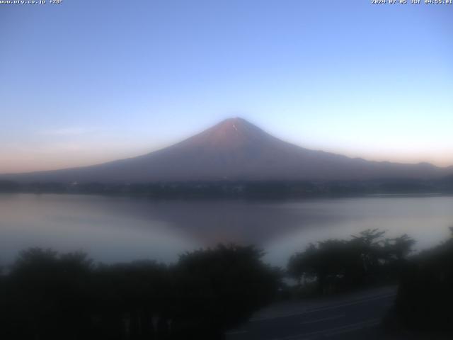 河口湖からの富士山