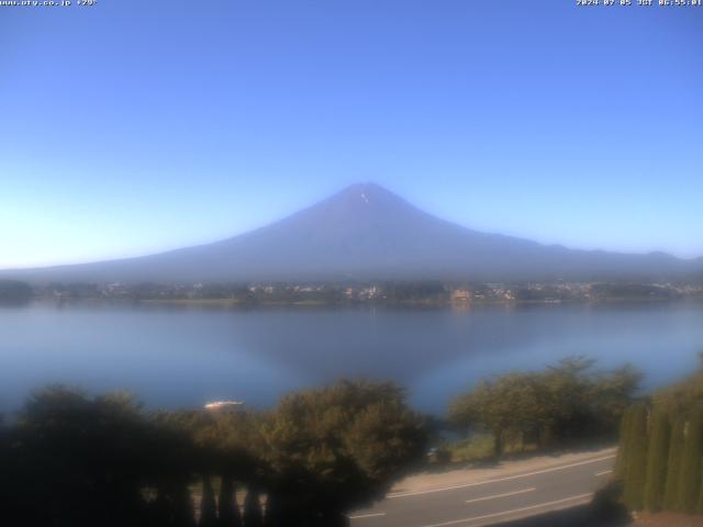 河口湖からの富士山