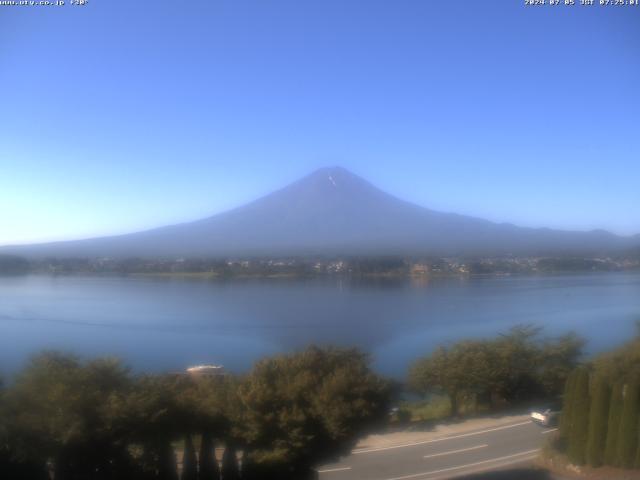 河口湖からの富士山