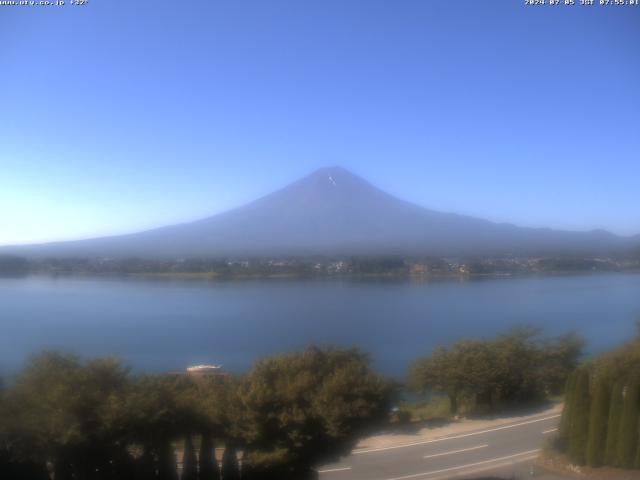 河口湖からの富士山