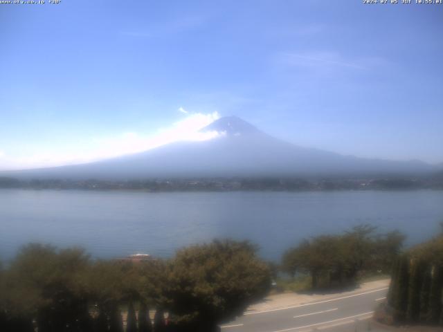 河口湖からの富士山