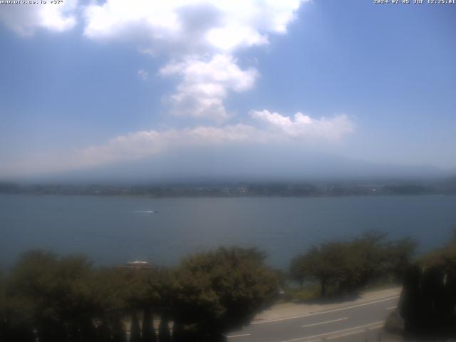 河口湖からの富士山