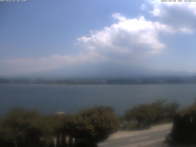 河口湖からの富士山